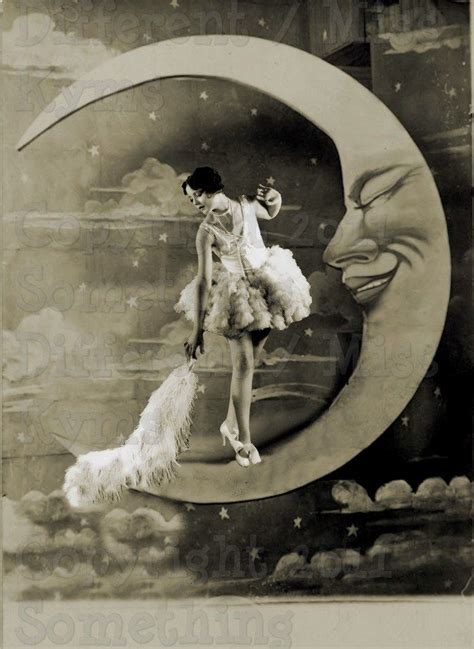 She Is Dusting The Moon Paper Moon Vintage Moon Moon Art