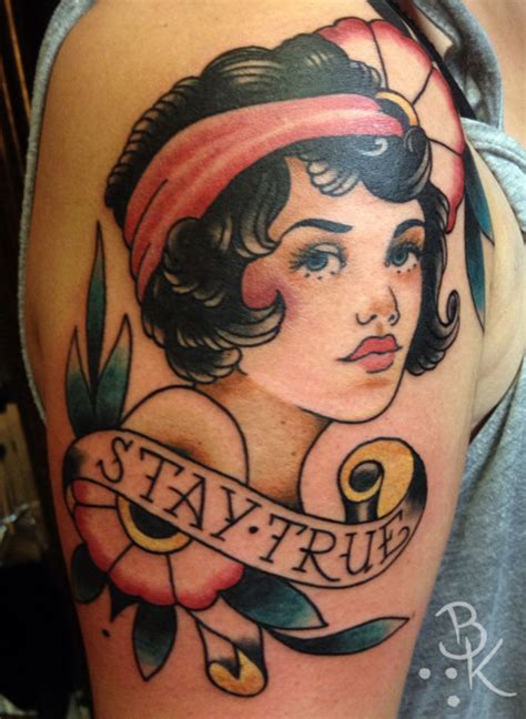 Briankellystay True Traditional Tattoos New Traditional Tattoo Pin Up Girl