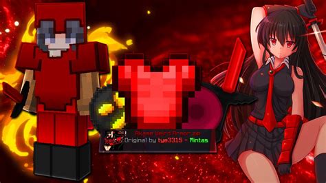 Akame Minecraft Bedwars Pvp Texture Pack 189 Anime Texture Pack