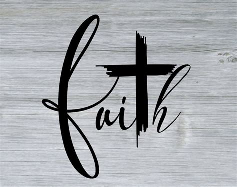 Faith Heart Svg Faith Heart Svg File Faith Cute Religious
