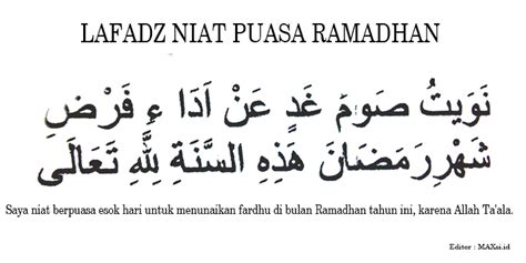 Lafaz niat puasa sebulan di bulan ramadhan youtube. Niat Puasa Ramadhan Yang Baik & Benar Menurut Syariah ...