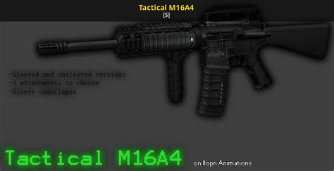 Tactical M16a4 Counter Strike Source Mods