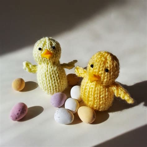 Knit For Victory Easter Chick Free Knitting Pattern