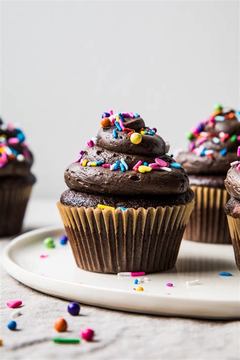 Chocolate Buttermilk Cupcakes — Flourishing Foodie