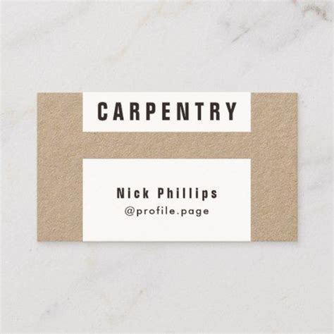 Pin On Carpentry Business Card Templates