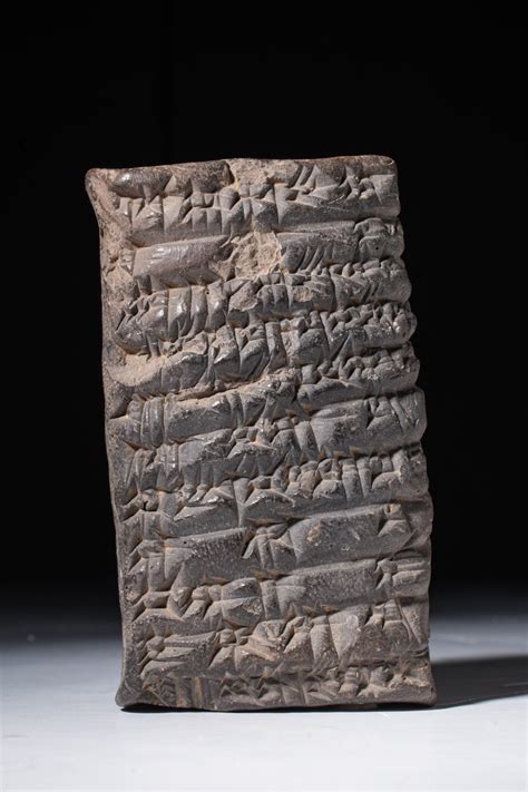 At Auction Old Babylonian Cuneiform Tablet