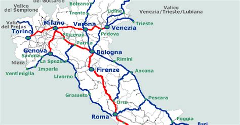 Italian Rail Map Travel With Lucas