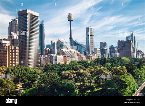 Sydney Australia Downtown City Skyline Stock Photo Alamy