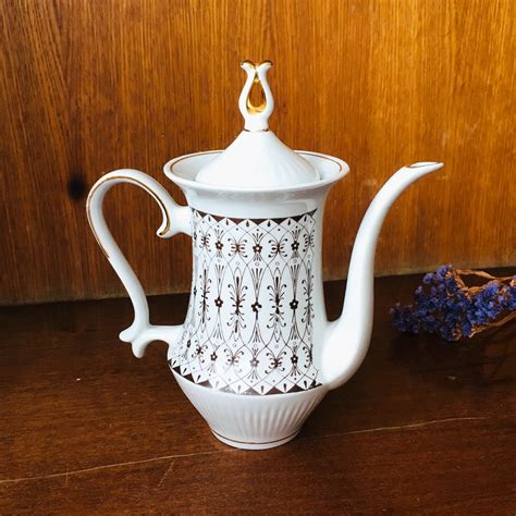 Vintage Ceramic Coffee Pot Retro Coffee Maker Antique Coffee Etsy