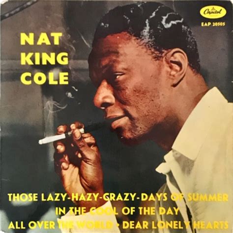 Nat King Cole Those Lazy Hazy Crazy Days Of Summer 1963 Vinyl