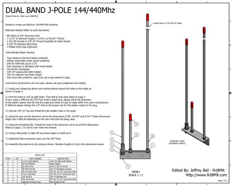 Ive Constructed A 144440 Dual Band Open Stub J Pole Antenna I Saw