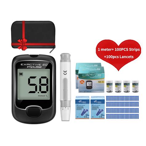 Medical Blood Glucose Meter Test Strips Lancets Glucometer Kits