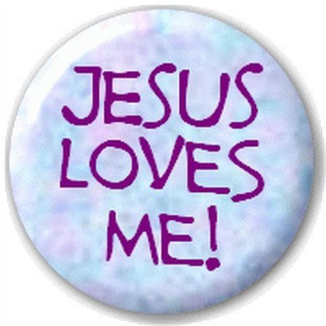 Small 25mm Lapel Pin Button Badge Novelty Jesus Loves Me Toys Badges