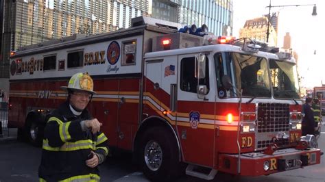 Very Rare Catch Of Fdny Rescue 1 And Fdny Rescue 2 Together At World