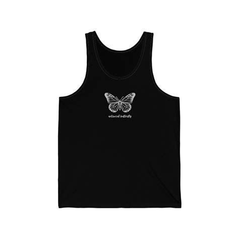Antisocial Butterfly Tank Butterfly Top Anxiety Shirt Etsyde