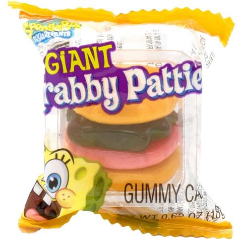 Giant Krabby Patty Gummy Candy 063oz Spongebob Squarepants Party City