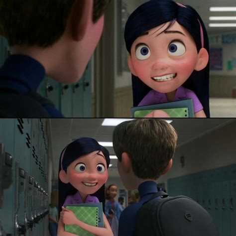 Violet Is So Cute Just Like Her Twin Lol Cute Cartoon Drawings Disney Crossovers The Incredibles