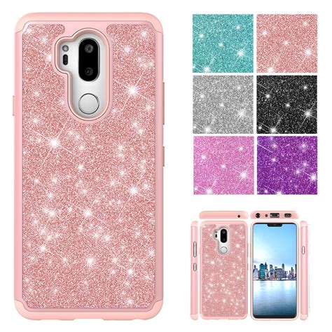 Fashion Bling Shining Powder Sequins Phone Case For Lg G7 Thinq Cover
