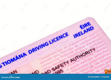 Irish Driving Licence Stock Photo Image Of Motoring 253556860