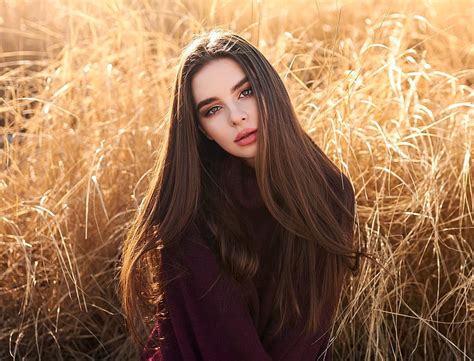 Outdoor Long Hair Gorgeous Woman HD Wallpaper Pxfuel