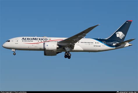 N783am Aeromexico Boeing 787 8 Dreamliner Photo By Thom Luttenberg Id