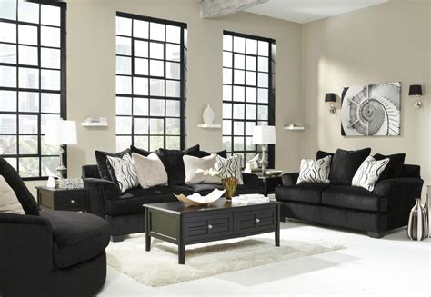 Some people want an out of the box solution and sofa sets are the perfect way to. Signature Design by Ashley Heflin 4720038 4720035 Black ...