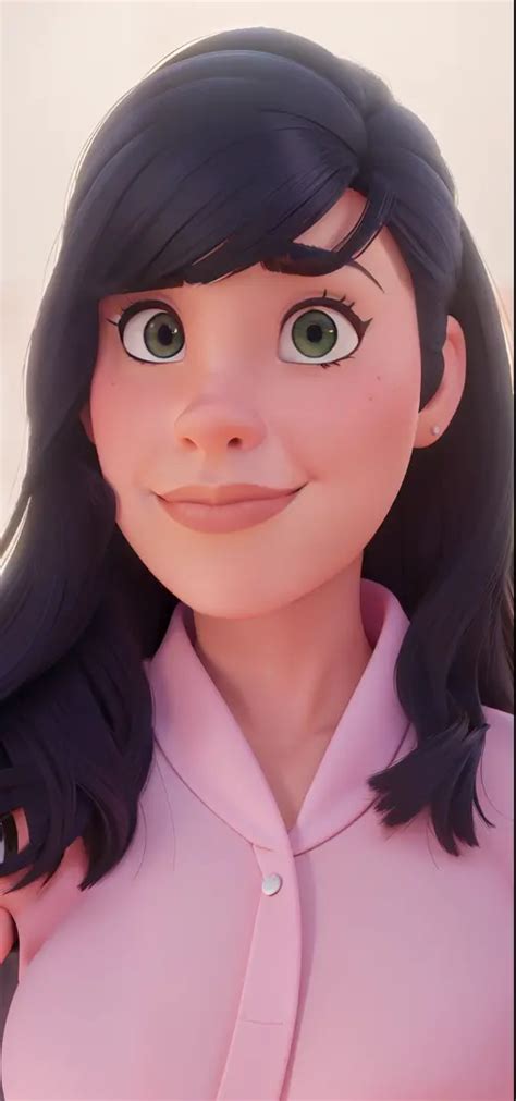 Melhor Imagem Obra Prima Disney Pixar Mulher De Franja E Cabelos Pretos Fazendo Selfie Sem