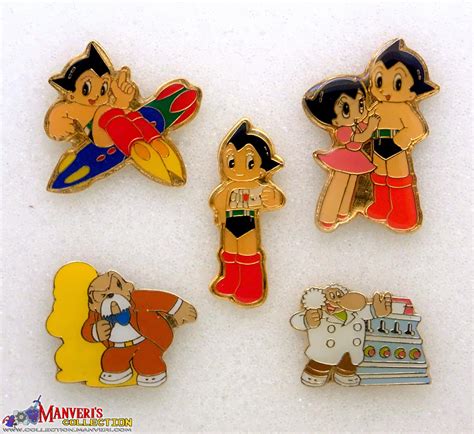 Manveris Collection Astro Boy Character Collection Pins