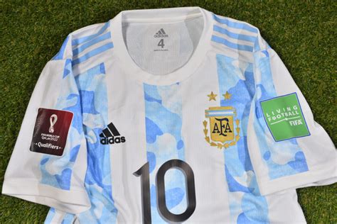 ARGENTINA NATIONAL TEAM MATCH ISSUED SHIRT vs CHILE WORLD CUP “QATAR