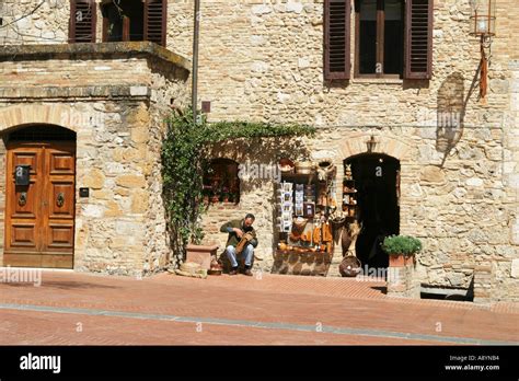 Storefront In Siena Italy Stock Photo Alamy