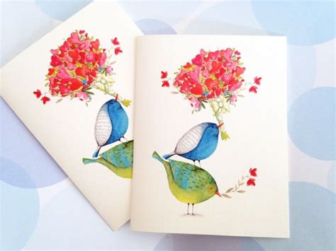 Greeting Cards Note Cards Stationery Card Set Valentine Etsy