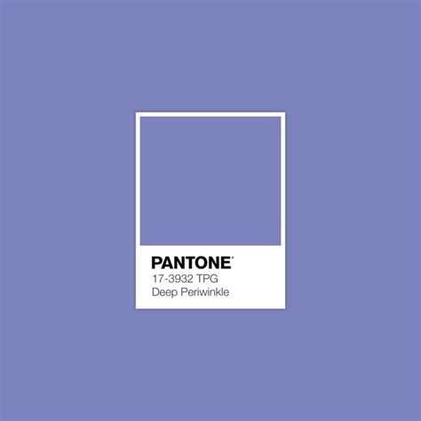 Deep Periwinkle Pantone Color Of The Day April 30 2017 Colori