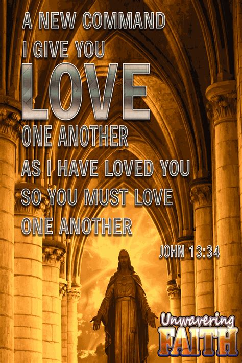 Love One Another As Jesus Commands Powerful Scriptures Faith