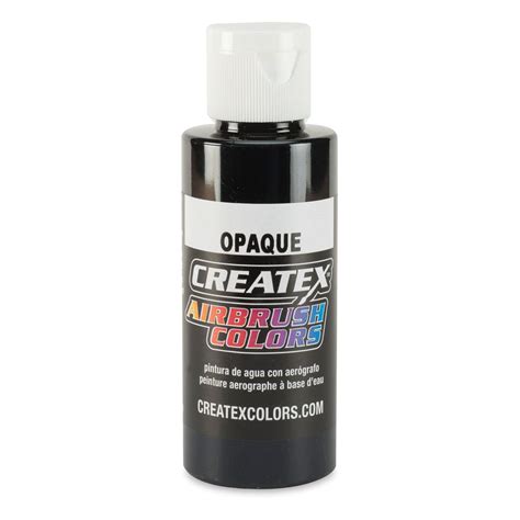 Createx Airbrush Color 2 Oz Opaque Black Blick Art Materials Air