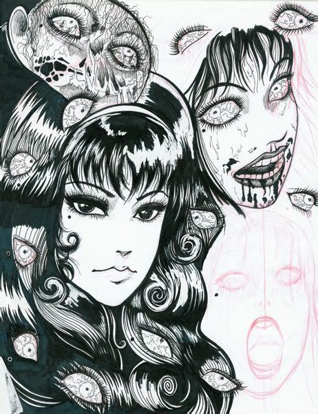 Junji Itos Uzumaki Scary Art Manga Artist Japanese Horror
