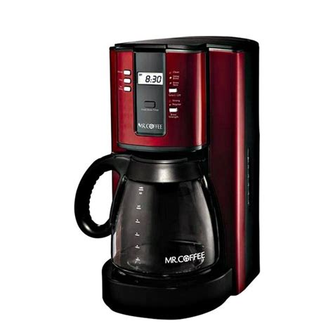 Mr Coffee Bvmc Tjx36 12 Cup Programmable Coffee Maker Red