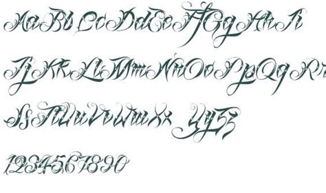 Chicano Calligraphy Tattoo Font Generator Austie Bost In Wonderland