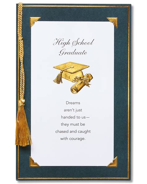 American Greetings High School Graduation Card With Tassel