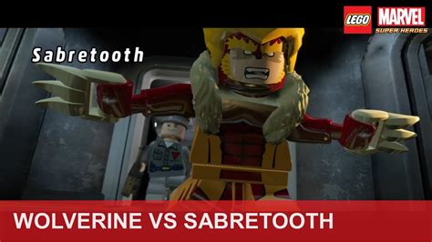 4 Wolverine Vs Sabretooth Rock Up At The Lock Up Lego Marvel Super