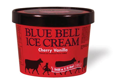 Blue Bell Cherry Vanilla Ice Cream Shop Ice Cream At H E B