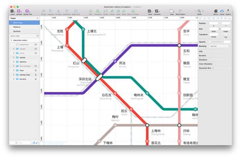 如何制作一张地铁线路图 知乎