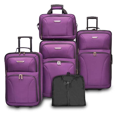 Travelers Choice Kingston 5 Piece Luggage Set
