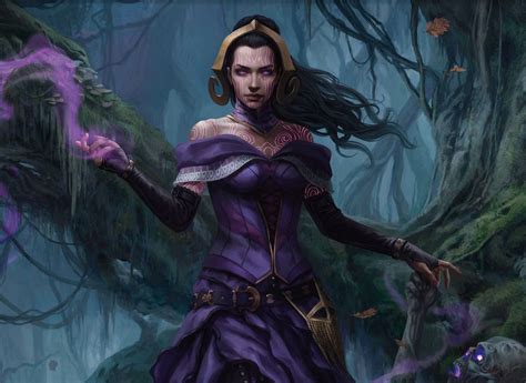 Liliana Waker Of The Dead Character Portraits Magic The Gathering