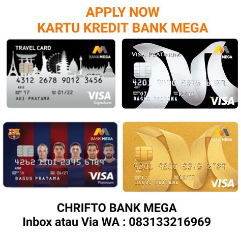 Cara Apply Kartu Kredit Bank Mega Online