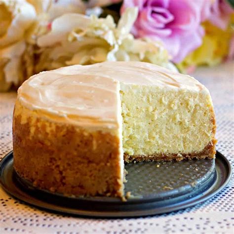 This prevents any water from getting in the cheesecake and you don't have to wrap everything with foil. Instant Pot 6 inch New York Style Cheesecake | Homemade ...