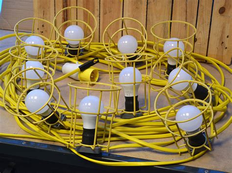 10led vanity mirror lights dimmable light bulbs for makeup clear useful decor. Festoon Lights 22M 10 x LED Bulbs 110V | FaithfullTools.com