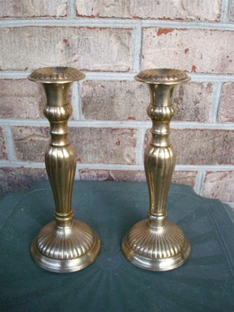 Solid Brass Taper Candlesticks Made In India By Tipjarsareus