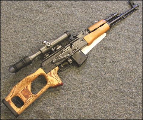 Romanian Ak 47 Rom 22 Lr Trainer Sniper With 6x Posp Scope For Sale At