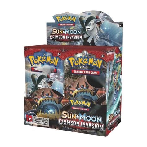 Pokemon Trading Card Game Sun And Moon Crimson Invasion Sealed Booster