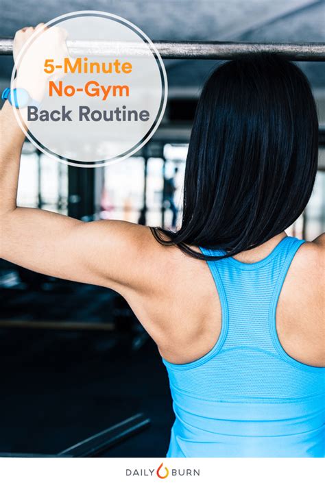 The 5 Minute No Equipment Back Workout Life By Daily Burn